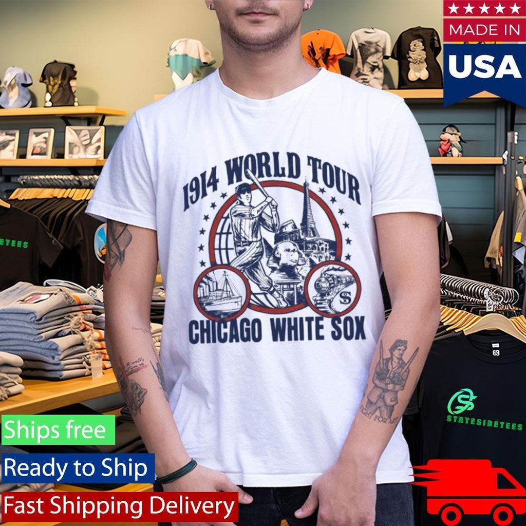 1914 World Tour Chicago White Sox Shirt Unisex , , , Long Sleeve Tee