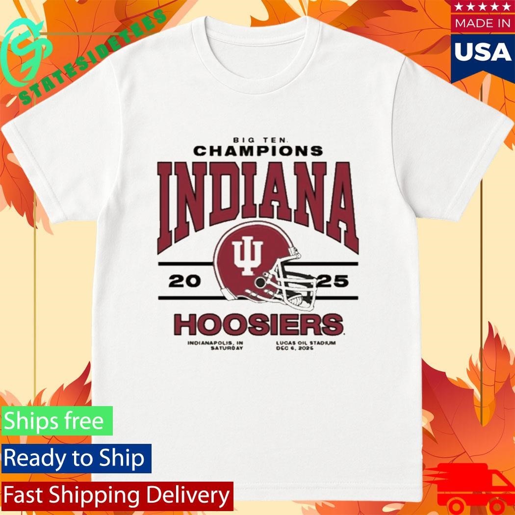 2025 Hoosiers Big Ten Champions Shirt Unisex , , , Long Sleeve Tee