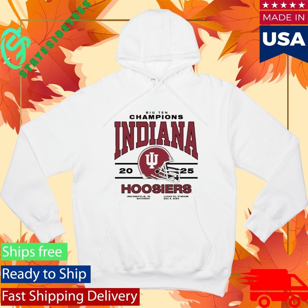 2025 Hoosiers Big Ten Champions Shirt Unisex , , , Long Sleeve Tee