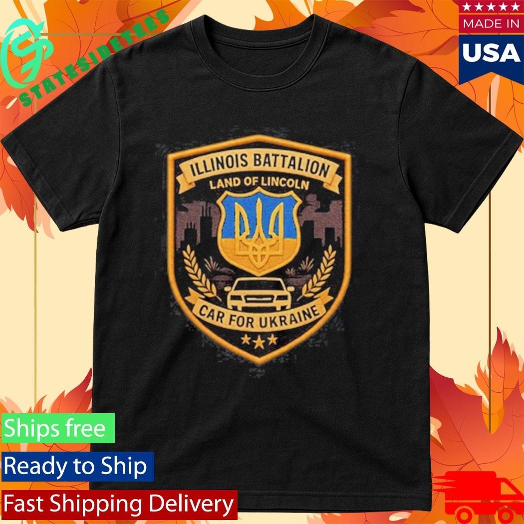 50 States For Ukraine Illinois Battalion Shirt Unisex , , , Long Sleeve Tee
