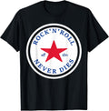 Rock N Roll Never Dies Rock and Roll All Star Music Unisex , , , Long Sleeve Tee
