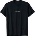 Cat Dad Cat Lover Funny Cat Minimalist Subtle Cat Unisex , , , Long Sleeve Tee