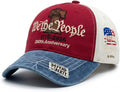 USA 250th Anniversary Hat, Adjustable 250th Anniversary Printed Patriotic Baseball Caps, Tribute Retro Washed Hat