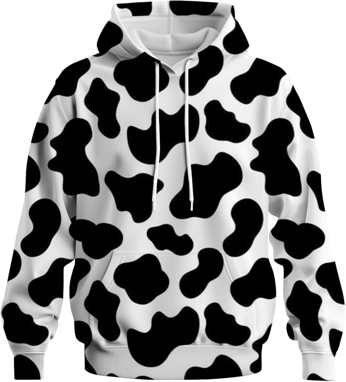 Novelty Long Sleeve Funny Fashion Cow Graphic s Unisex , , , Long Sleeve Tee