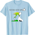 Never Ever Give Up Motivational,Inspirational Unisex , , , Long Sleeve Tee