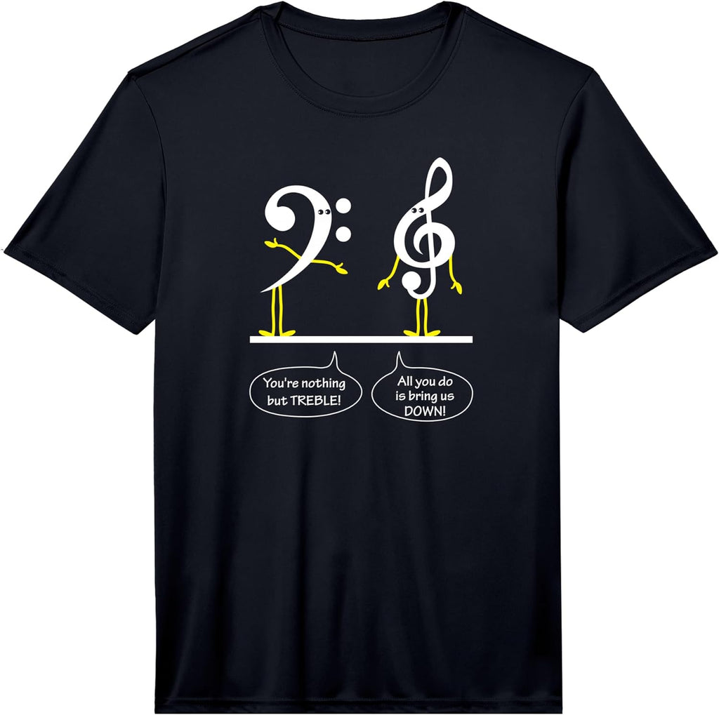 Musician Marching Band Music Funny Nothing But Treble Performance Unisex , , , Long Sleeve Tee