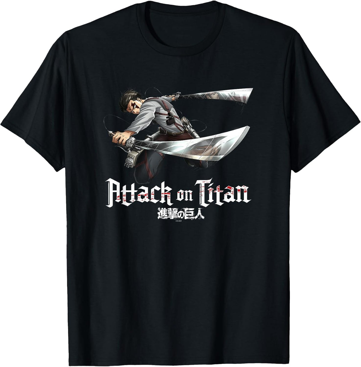 Levi Jump Attack Anime Unisex , , , Long Sleeve Tee