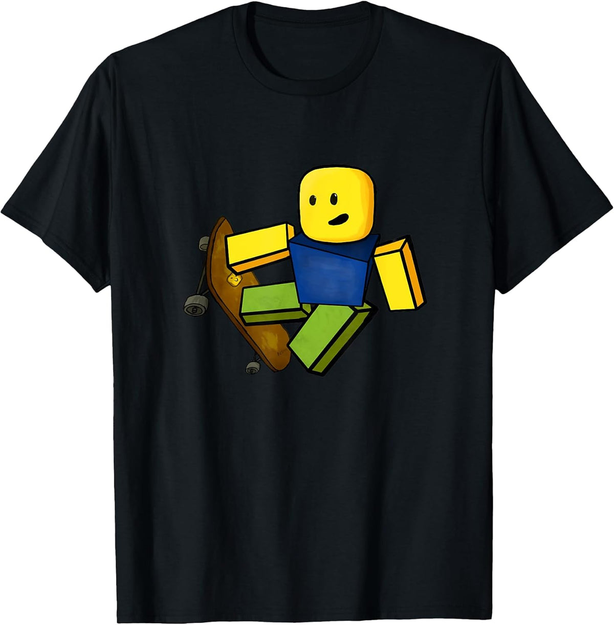 Blox Noob Skater | Funny Meme Gaming Gift for Gamers Unisex , , , Long Sleeve Tee