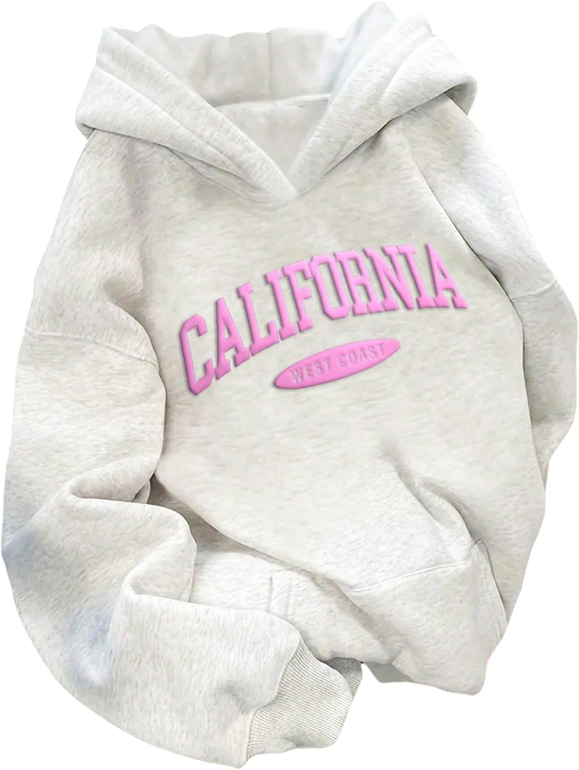 Women's Graphic Hooded s Pullover Long Sleeve Shirts Loose Fall s Preppy Clothes