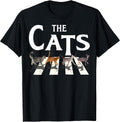 Cat Rock Music Funny Cat Lover Gifts for Men, Women, Kids Unisex , , , Long Sleeve Tee