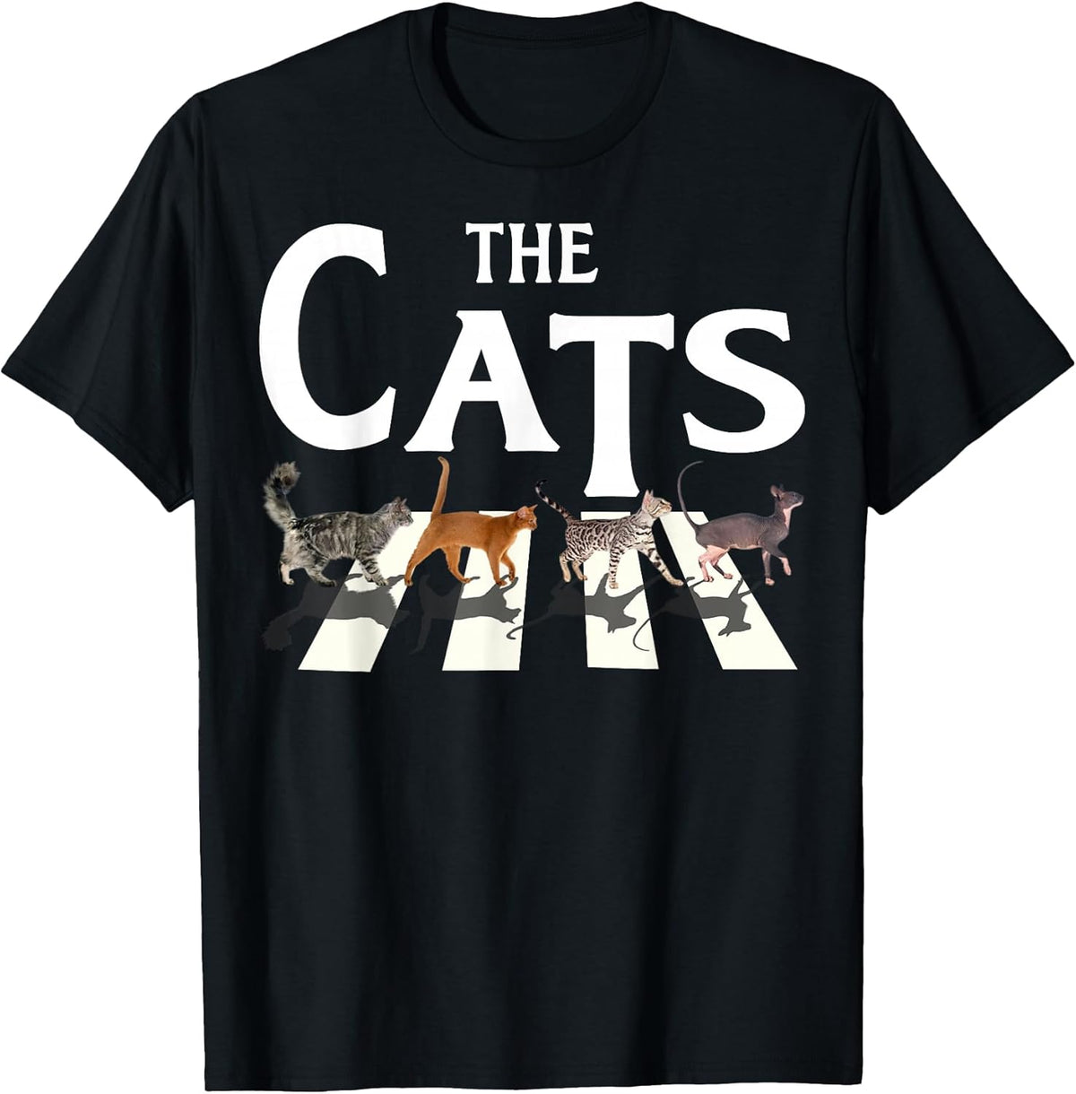 Cat Rock Music Funny Cat Lover Gifts for Men, Women, Kids Unisex , , , Long Sleeve Tee