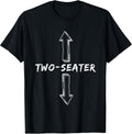 Two Seater Dirty Humor Funny Sarcastic Offensive Gag Gift Unisex , , , Long Sleeve Tee