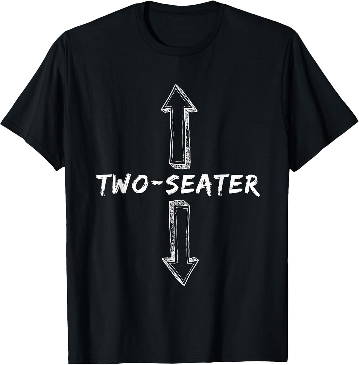 Two Seater Dirty Humor Funny Sarcastic Offensive Gag Gift Unisex , , , Long Sleeve Tee