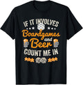 Board Games and Beer T Shirt for Gamer and Drinker Unisex , , , Long Sleeve Tee