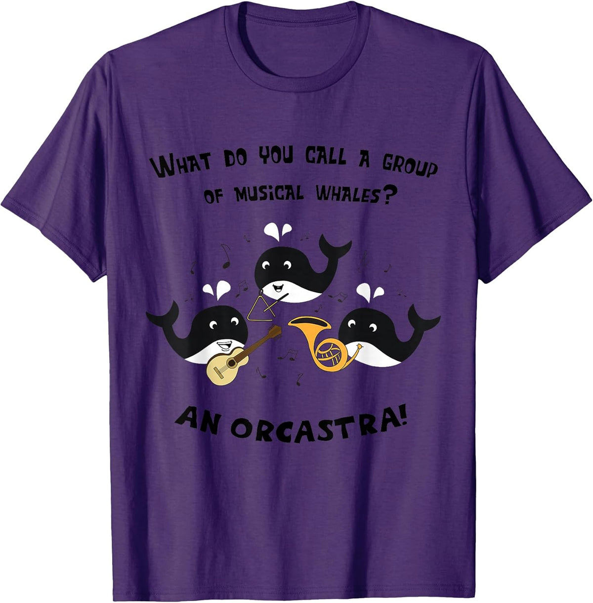Funny Whale Orchestra Marching Band Music Pun Unisex , , , Long Sleeve Tee