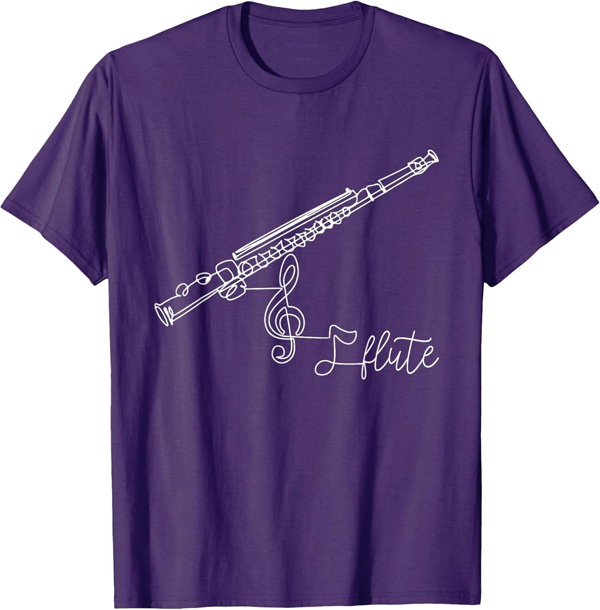 Flute Player Flutist Marching Band Music Lover Musician Unisex , , , Long Sleeve Tee