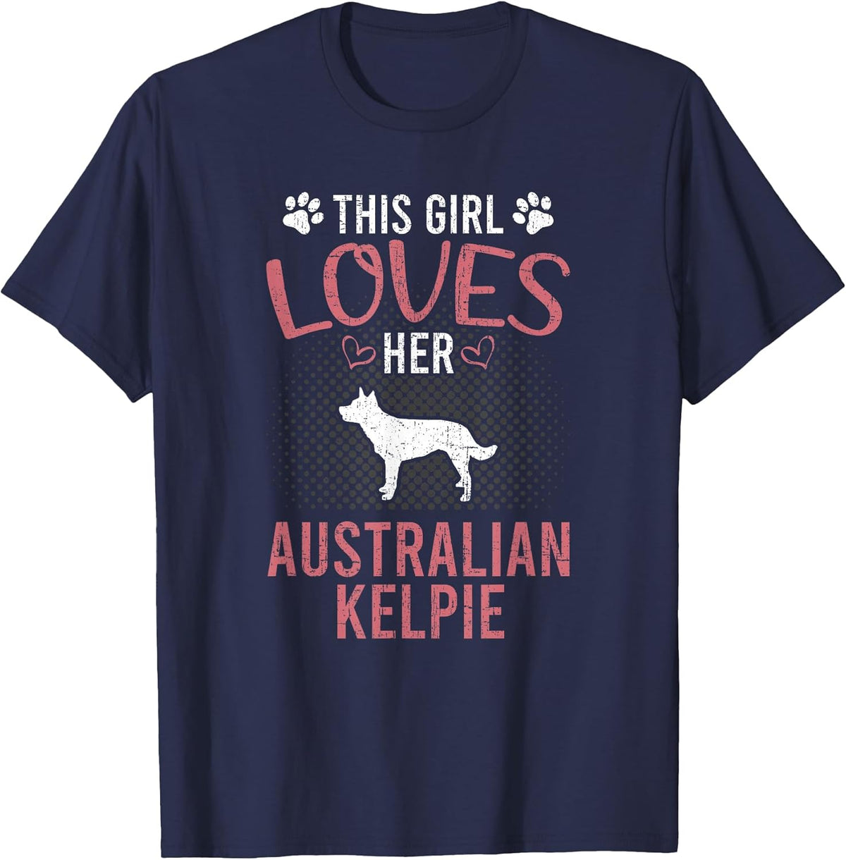 This Girl Loves Her Australian Kelpie Dog Lover Unisex , , , Long Sleeve Tee