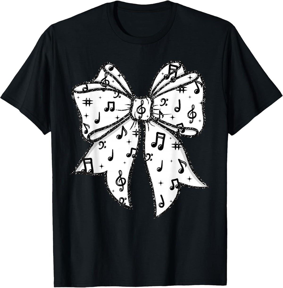 Music Notes Coquette Bow Music Teacher School Musician Band Unisex , , , Long Sleeve Tee