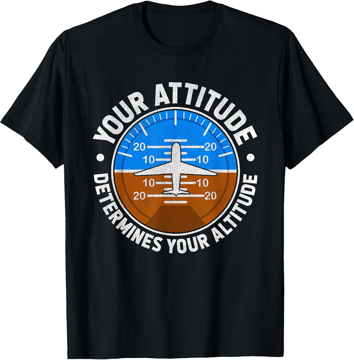 Your Attitude Determines Your Altitude Motivational Message Unisex , , , Long Sleeve Tee