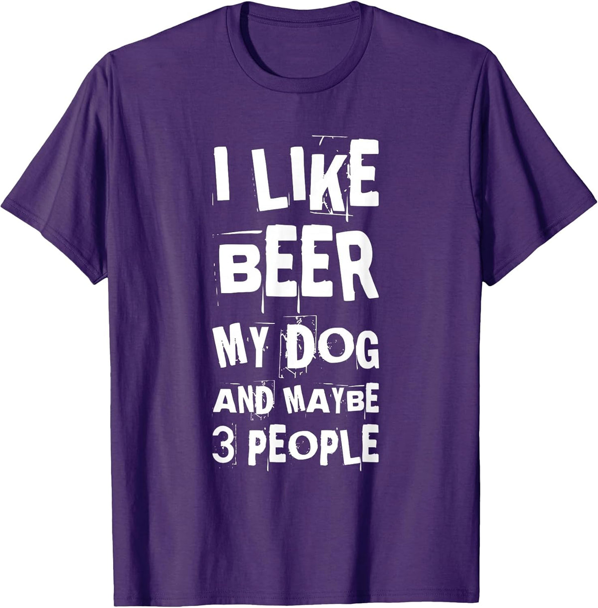I Like Beer My Dog And Maybe 3 People Unisex , , , Long Sleeve Tee