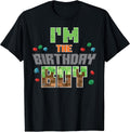 Im Birthday Boy Pixel Gaming Bday Party Boys Kids Unisex , , , Long Sleeve Tee