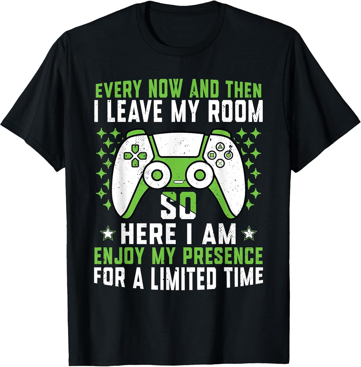 Funny Gaming Every Now And Then I Leave My Room Gamer Unisex , , , Long Sleeve Tee