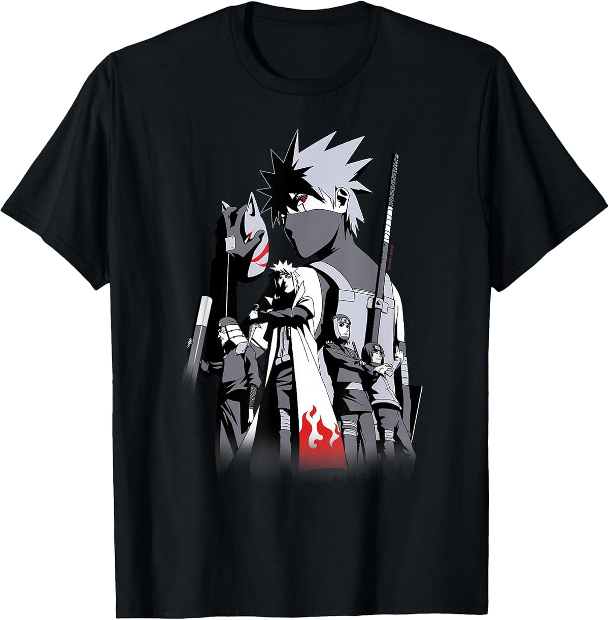 Shippuden Kakashi Story Limited Color Anime Unisex , , , Long Sleeve Tee