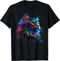 Cute Colorful Cat for Kitten Lovers Art Kitty Cats Unisex , , , Long Sleeve Tee