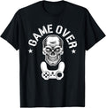 Gaming - Gamer - Game Over Skull - Gamer Unisex , , , Long Sleeve Tee