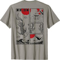 Japanese Koi Fish The Great Wave Off Kanagawa Kanji (Back) Unisex , , , Long Sleeve Tee