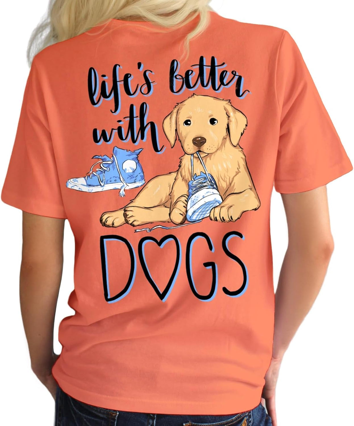 Life is Better with Dogs Women's Unisex , , , Long Sleeve Tee