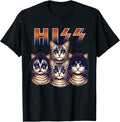 Hiss Cats Rock Kittens Rocking for Cat Lover Cat Mom Cat Dad Unisex , , , Long Sleeve Tee