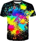 Unisex 3D Pattern Printed Short Sleeve Casual Graphics Tees Unisex , , , Long Sleeve Tee