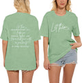 Let Them Shirt for Women Mental Health Inspirational Tees Motivational Tops Unisex , , , Long Sleeve Tee