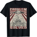 Funny UFO Problem Solved Political Humor Sarcastic Unisex , , , Long Sleeve Tee