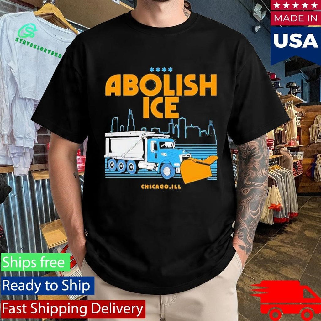 Abolish Ice Chicago Ill Snowplow Benefit Shirt Unisex , , , Long Sleeve Tee