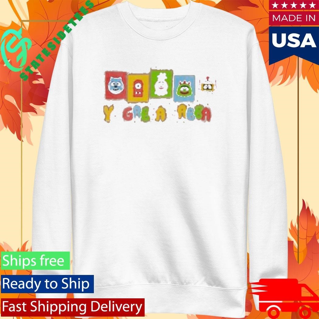 Adult Yo Gabba Gabba Bright Shirt Unisex , , , Long Sleeve Tee