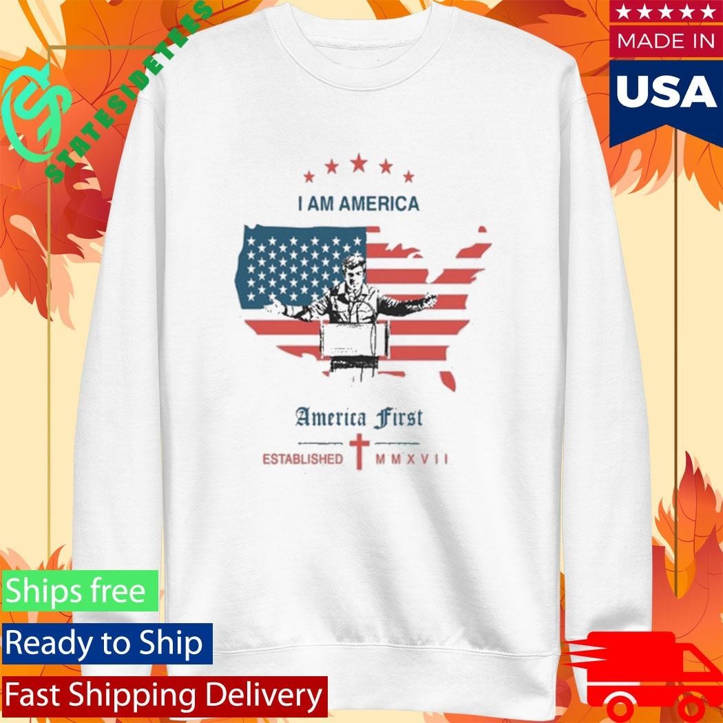 America First I Am America Shirt Unisex , , , Long Sleeve Tee