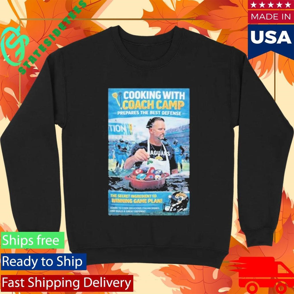 Antonio Johnson Cooking With Coach Camp Shirt Unisex , , , Long Sleeve Tee
