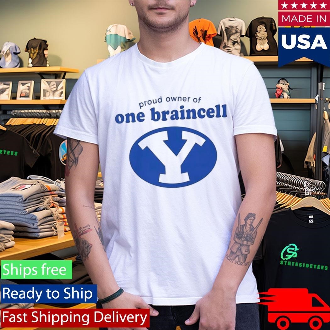 BYU Cougars Proud Owner Of One Braincell Shirt Unisex , , , Long Sleeve Tee