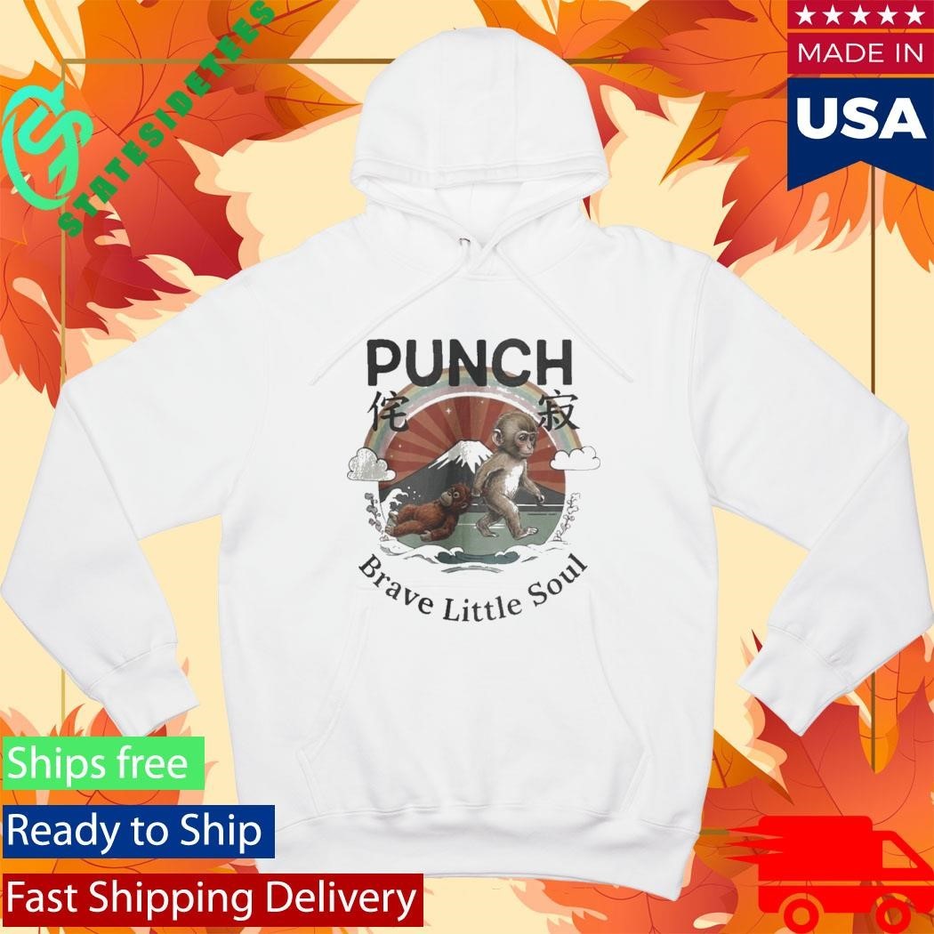 Baby Monkey Punch Brave Little Soul Shirt Unisex , , , Long Sleeve Tee