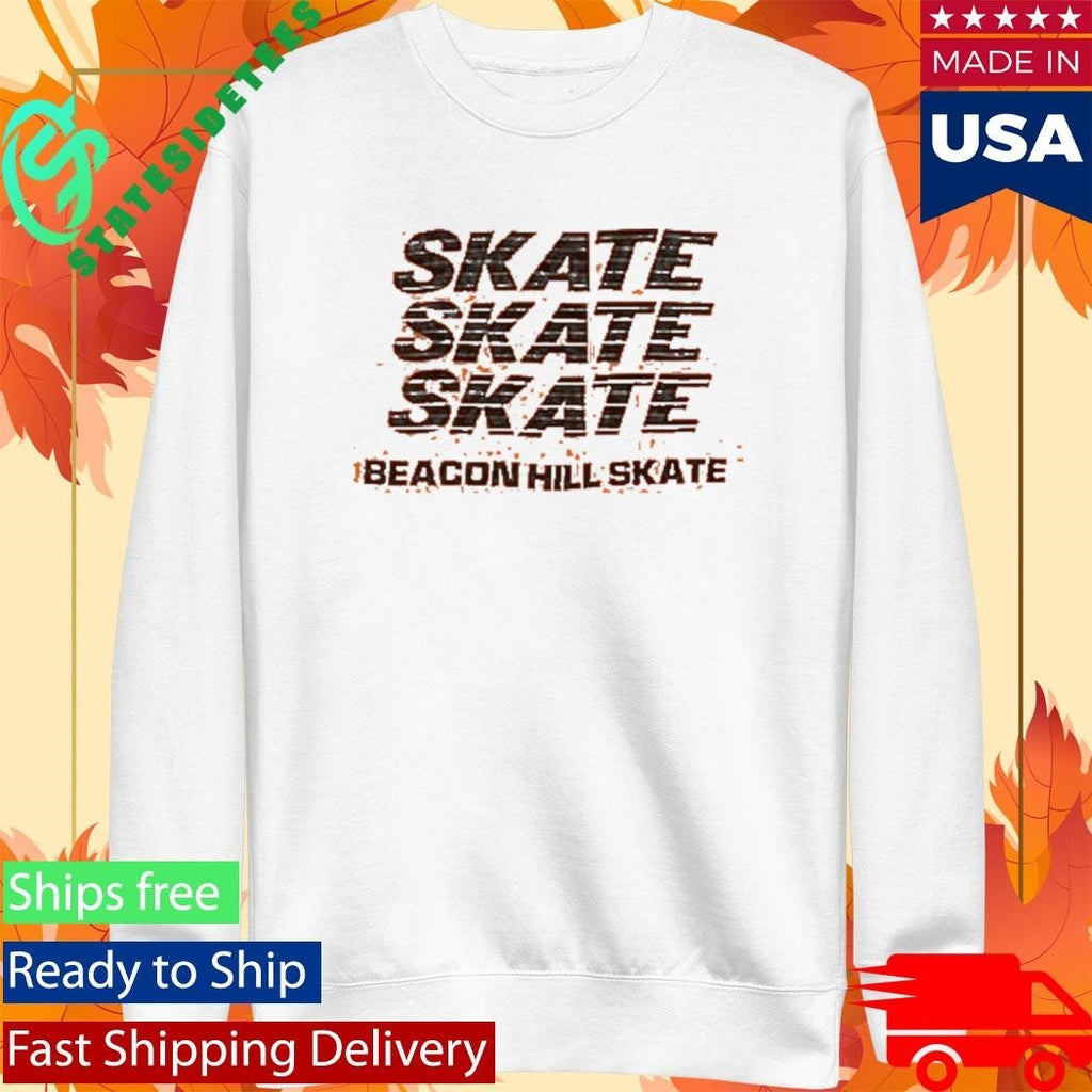 Beacon Hill Skate Boston Ma Skate Boston Shirt Unisex , , , Long Sleeve Tee