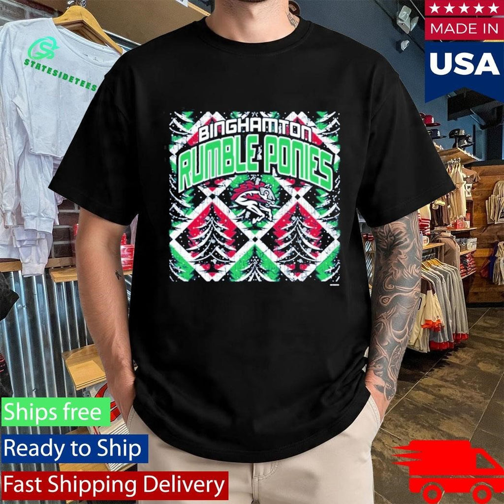 Binghamton Rumble Ponies Christmas 2025 Shirt Unisex , , , Long Sleeve Tee