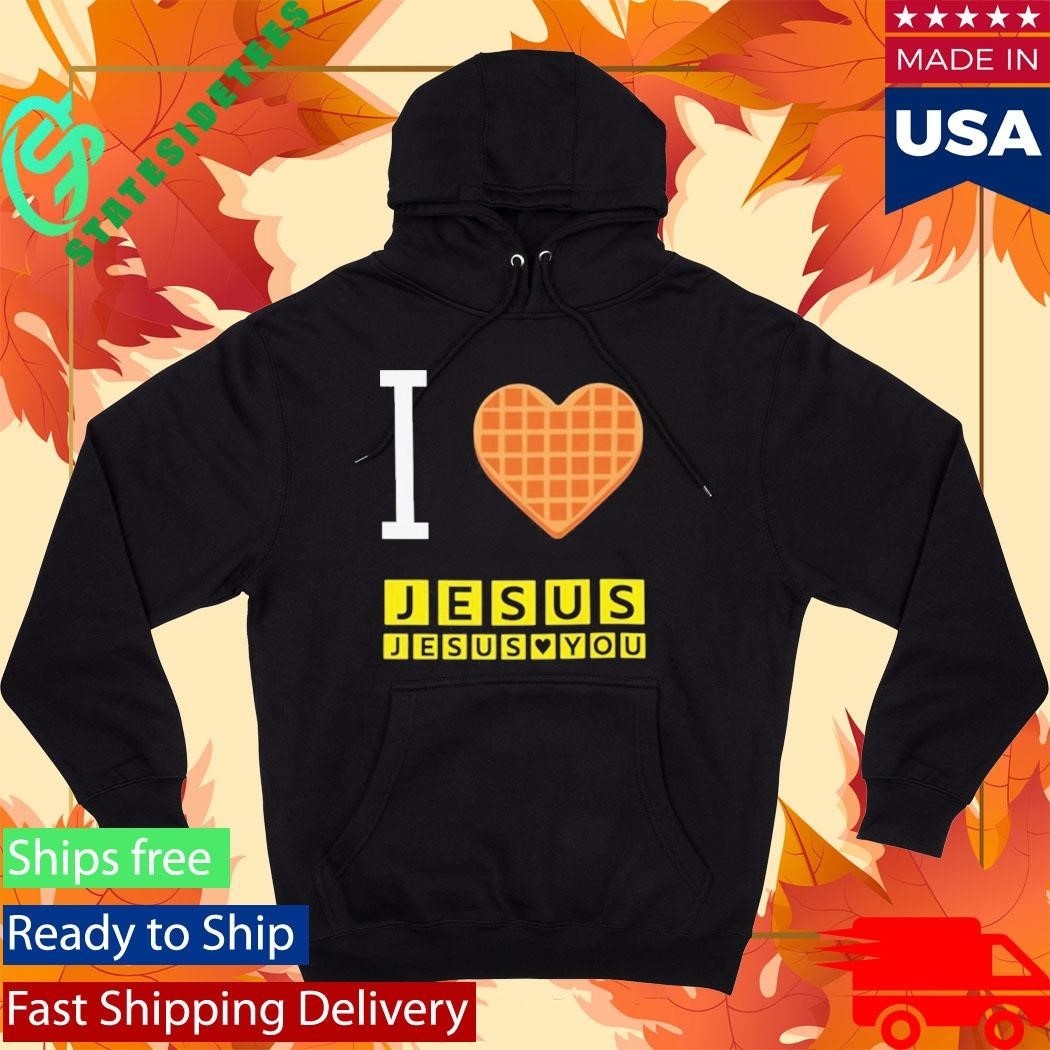Bryce Crawford I Love Jesus Jesus Loves You Waffle House Shirt Unisex , , , Long Sleeve Tee