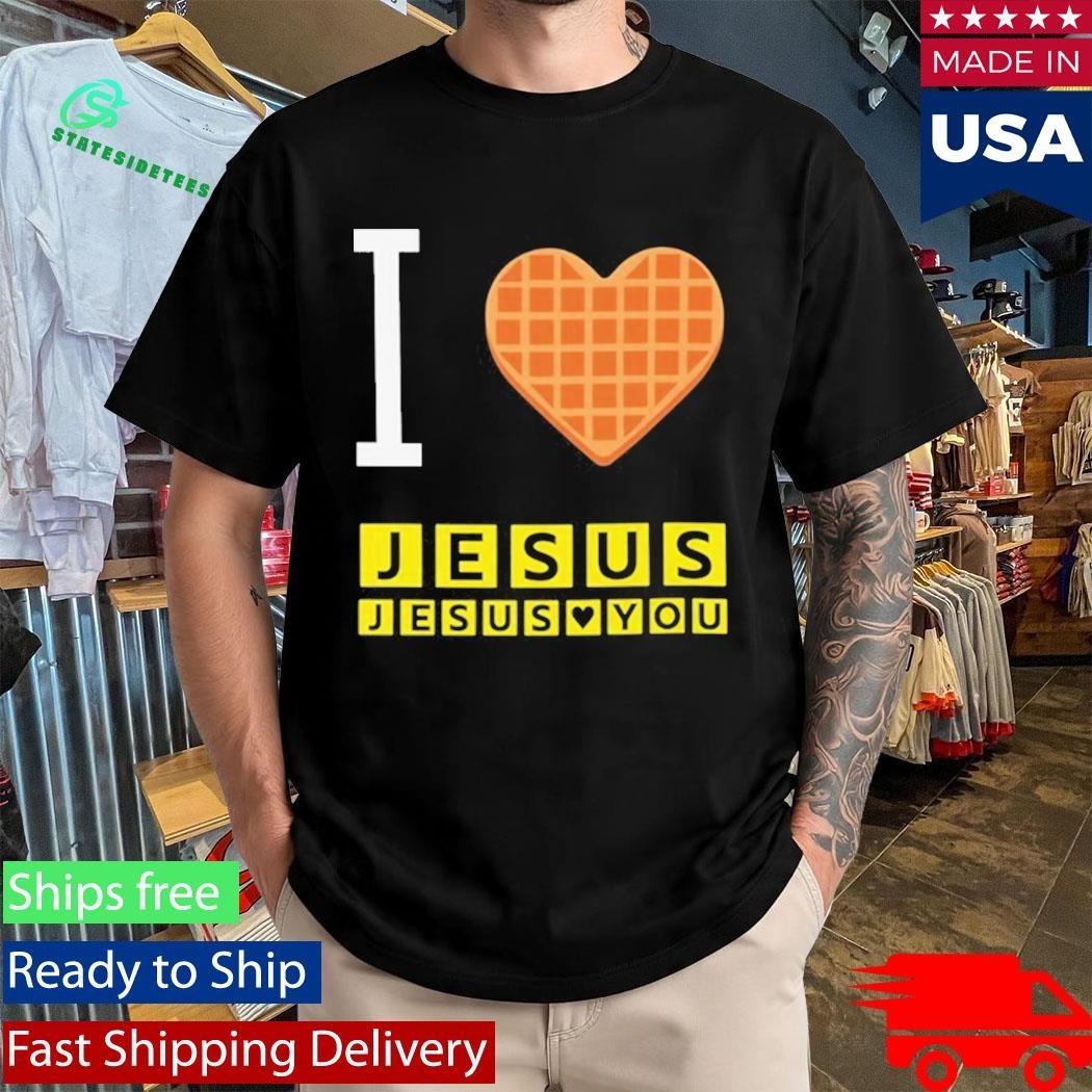Bryce Crawford I Love Jesus Jesus Loves You Waffle House Shirt Unisex , , , Long Sleeve Tee