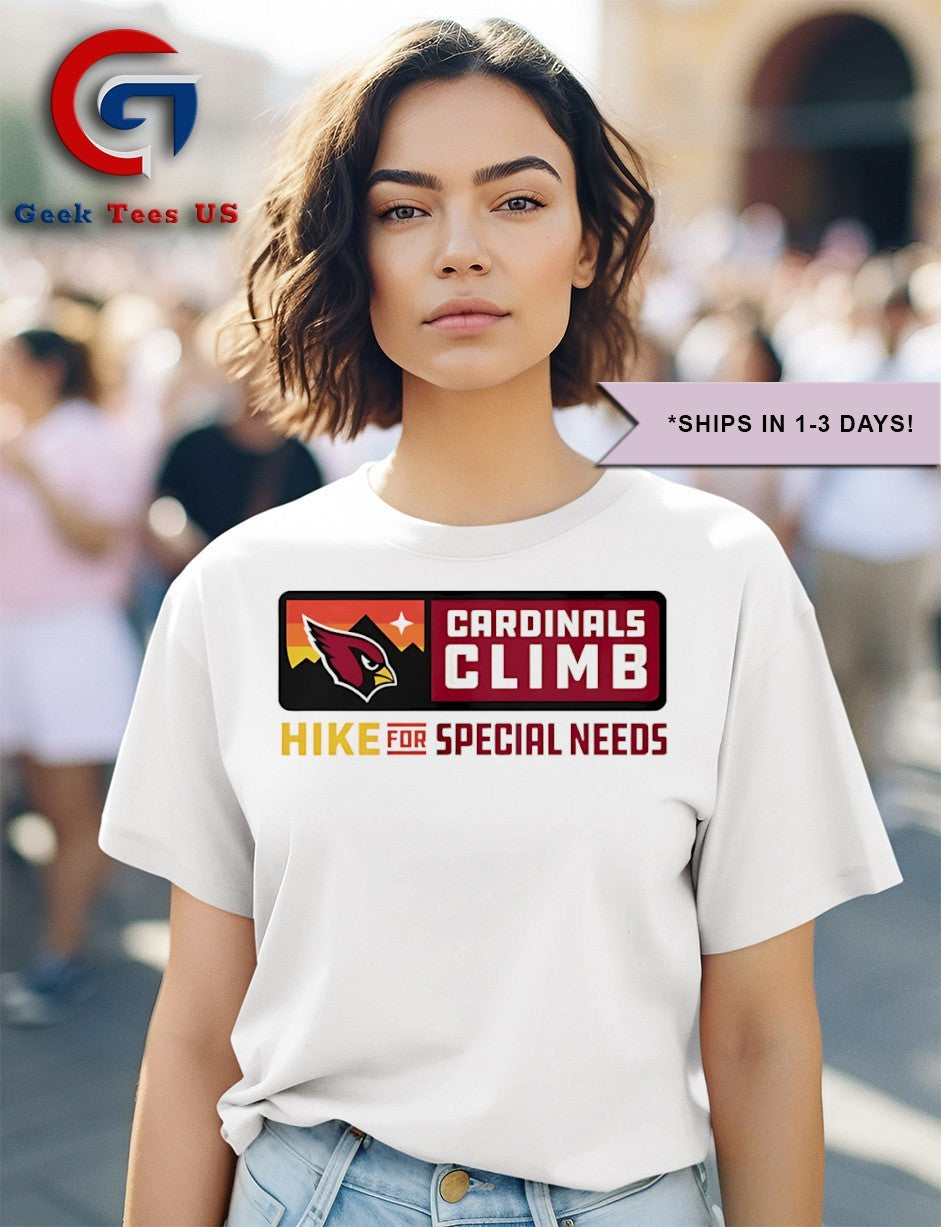 Cardinals Climb Hike For Special Needs shirt Unisex , , , Long Sleeve Tee