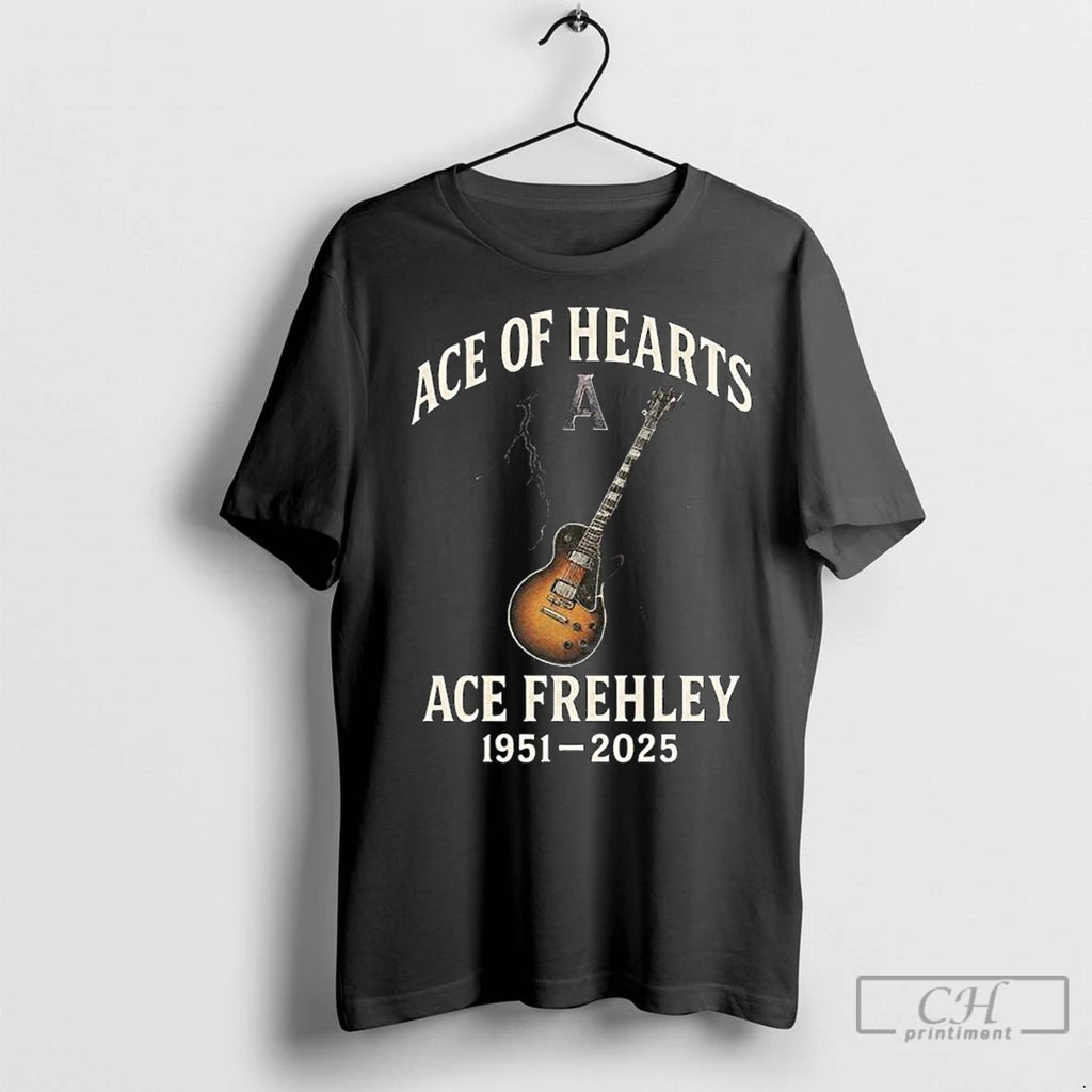 Classic Ace Of Hearts Ace Frehley 1951 2025 Long Sleve