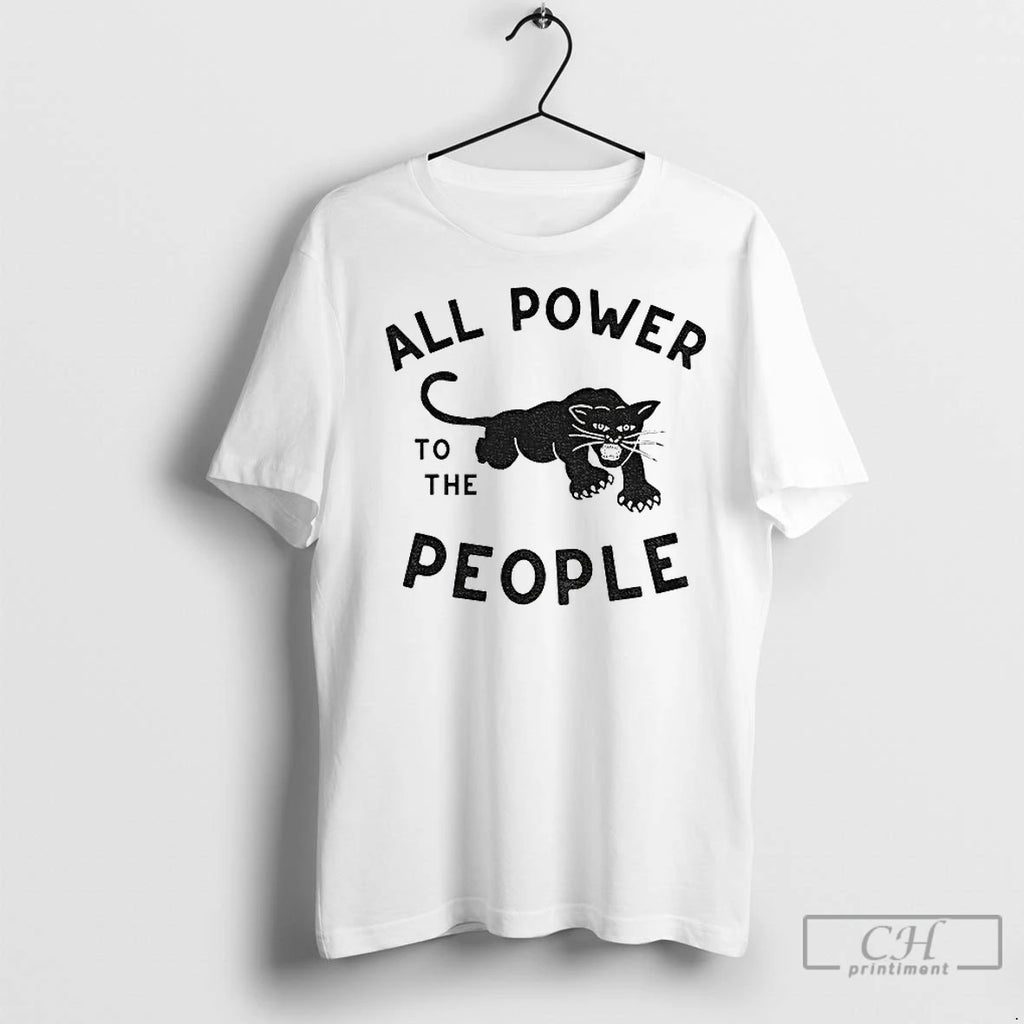 Classic All Power To The People Panther Anti Imperialism Anti Colonialism