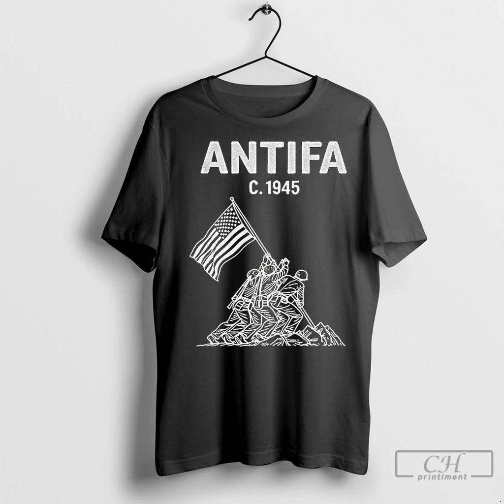 Classic Antifa C 1945 American Flag