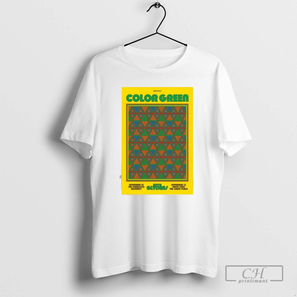 Classic Color Green California November 12 13 2025 Concert Shirt Sweater